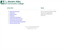 Tablet Screenshot of morainestudents.com